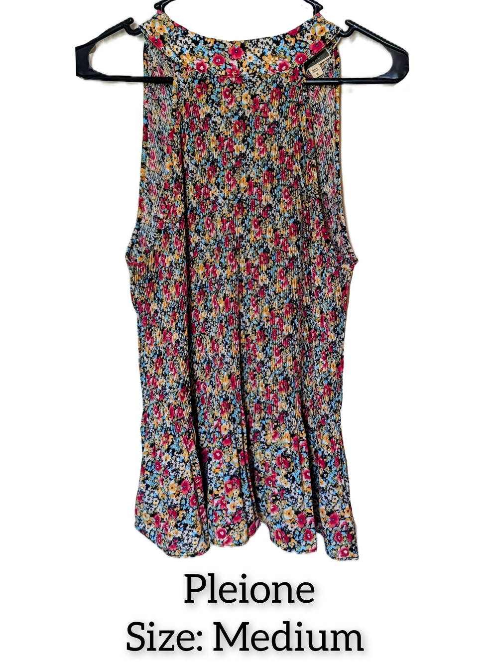 Pleione Floral Smocked A-Line Skirt - Pink Multi